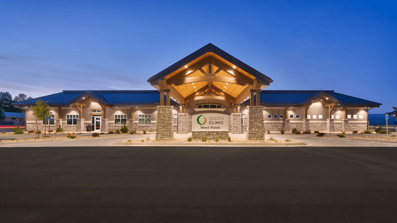 Facade of Ogden Clinic West Point.