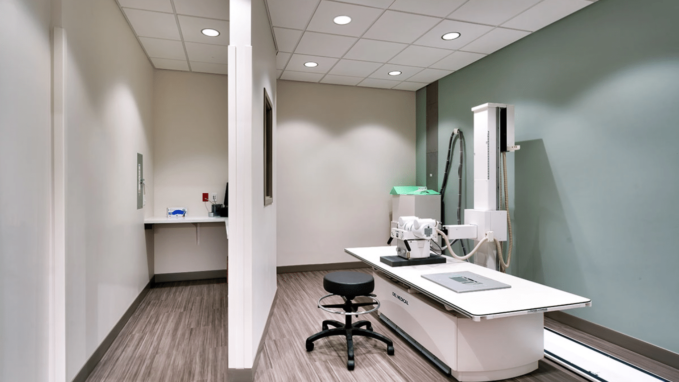 An X-ray Laboratory inside Ogden Clinic West Point.